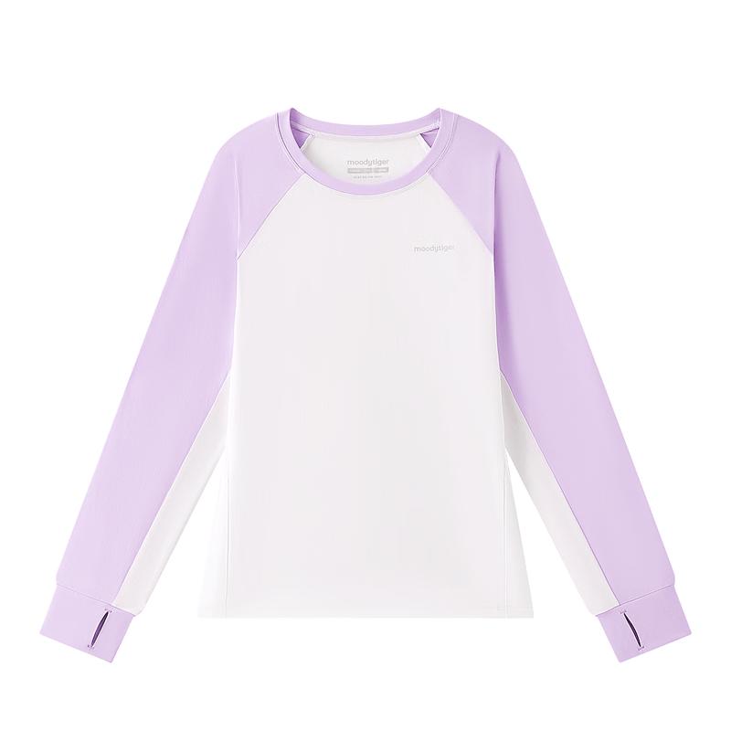 Moodytiger Girls' Long Sleeve UV Protection Sports T-Shirt