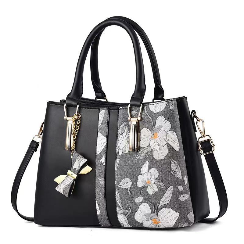 Handbag Large Capacity Fashionable Light Luxury Women's Bag Printed Mother's Day Gift