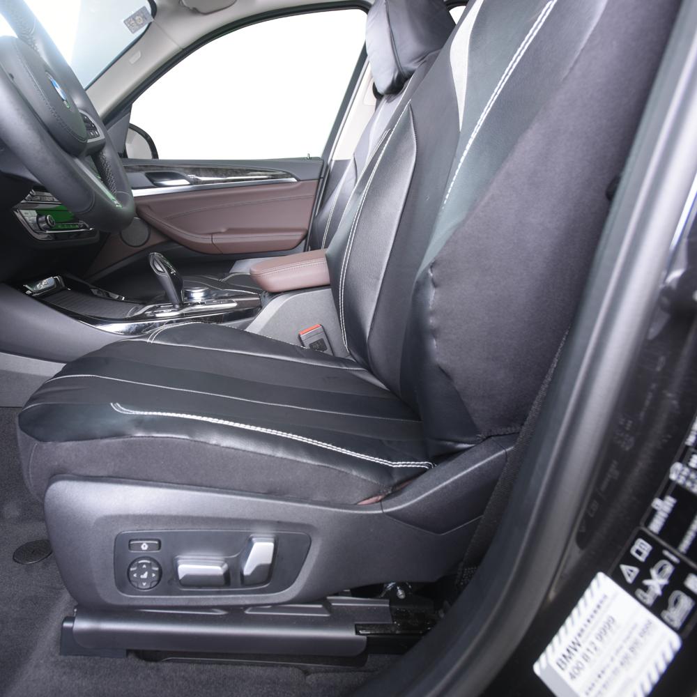 AUTOYOUTH Moda Lüks PU Deri Araba Koltuğu Kapağı Evrensel Çoğu Araç Fit