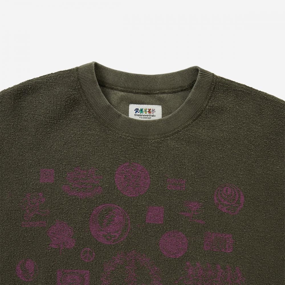 Thisisneverthat Gd Iconography Reversible Crewneck Gd253tswcw01