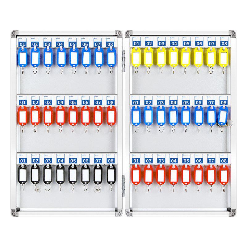 Wall-Mounted Key Management Cabinet with Password Lock for Real Estate and Car Keys.