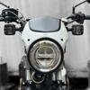 Diabolus by Windshield for Honda Hunter Cub CT125 Color Windscreen Custom Parts K-SPEED - Two-Tone - (New Beige)