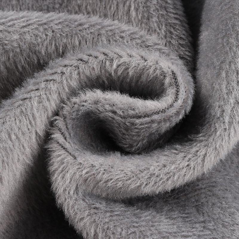 Men's Thermal Low-Neck V-Neck Cotton Suit: Velvet-Lined Sweater & Pants for Autumn/Winter