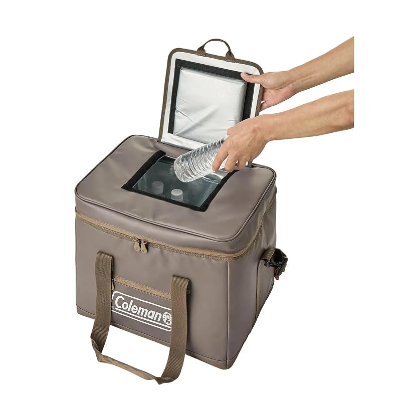 Coleman Ultimate Ice Cooler II 25L Cooler Box - Keeps Contents Cool for Approximately 42 Hours - Olive - Ideal for Outdoor Activities, Camping,