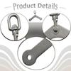 Cable Machine Attachment Fitness Equipment Pull Down Accessory Muscle Building Stainless Steel