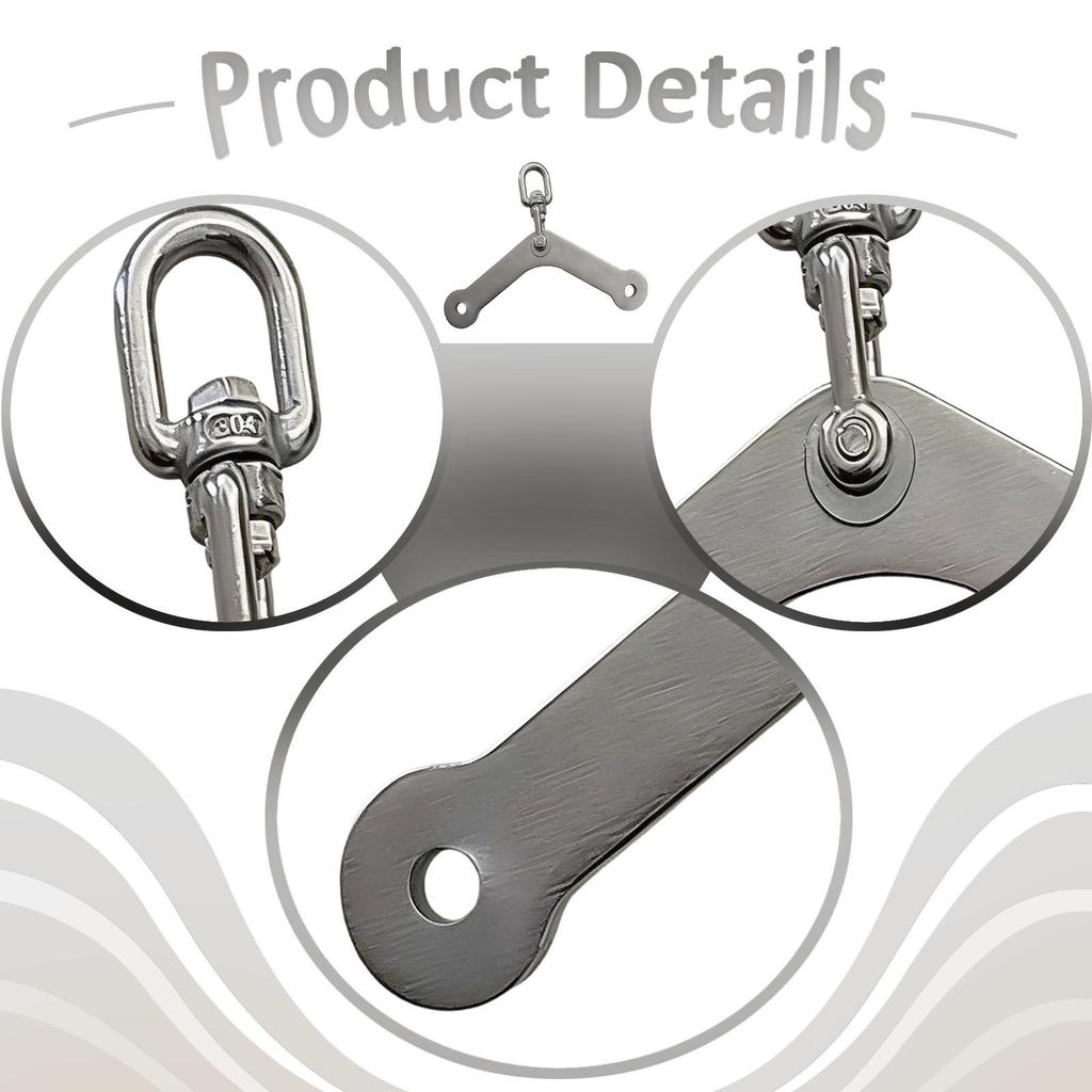 Cable Machine Attachment Fitness Equipment Pull Down Accessory Muscle Building Stainless Steel