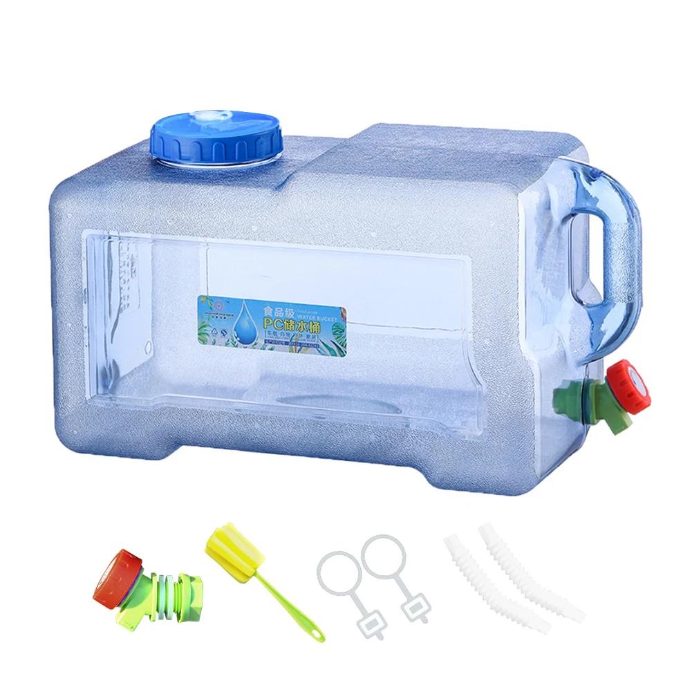 18/20/22L Wasserspeicherbehälter Lebensmittelqualität Reines Wasserkanister Große Kapazität mit Wasserhahn Outdoor-Zubehör für Wandern Angeln