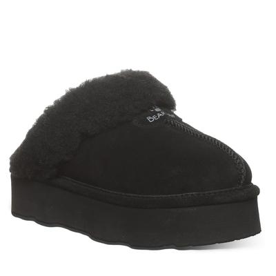 BEARPAW Retro Loki Flerfärgade Tofflor Skor Bekväma och Storlek cm Dam Dam Dam Lätta, Svart/Svart, 23.0