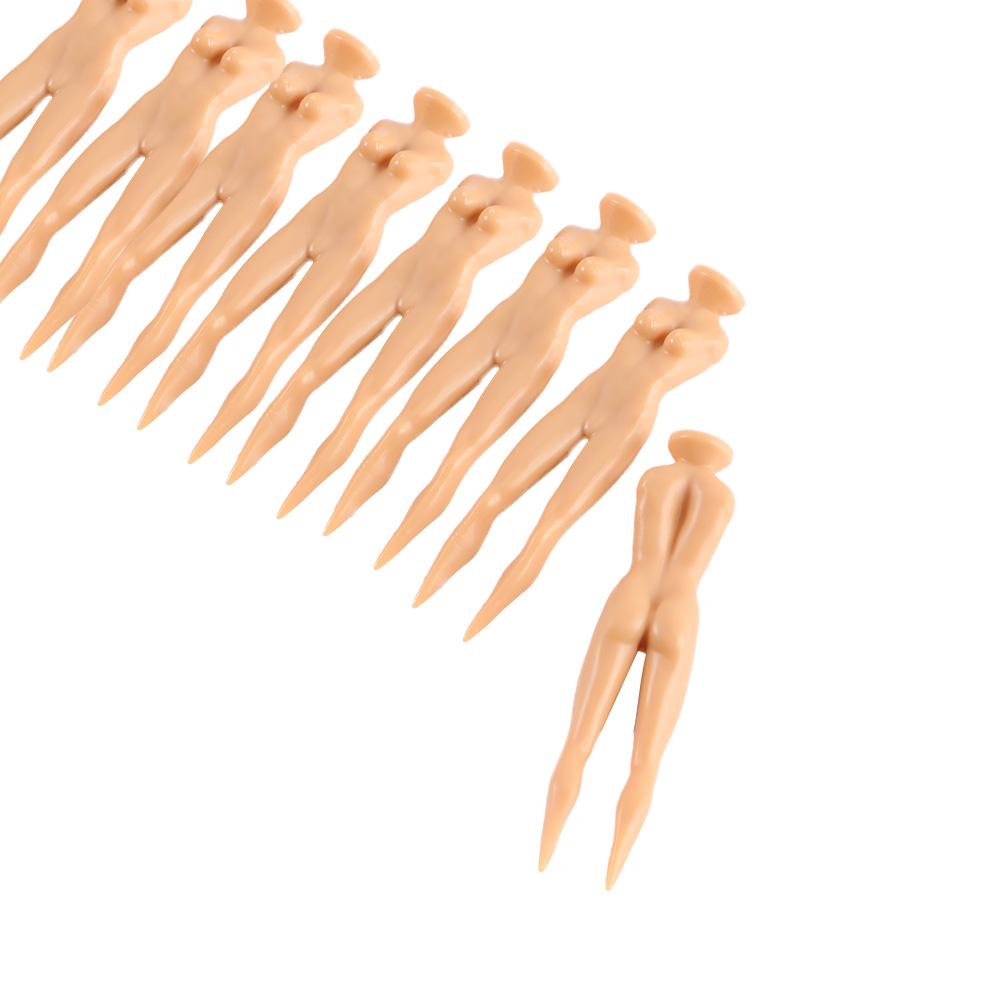 10pcs Training Aid Beauty Lady Plastic Sexy Girl Golf Holder Golf Tees Ball Socket Manikin
