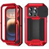 Military Heavy Duty Metal Case for IPhone 13 14 15 16 17 Pro Max Slide Camera Built-in Screen Protector Full Body Hybrid Cover