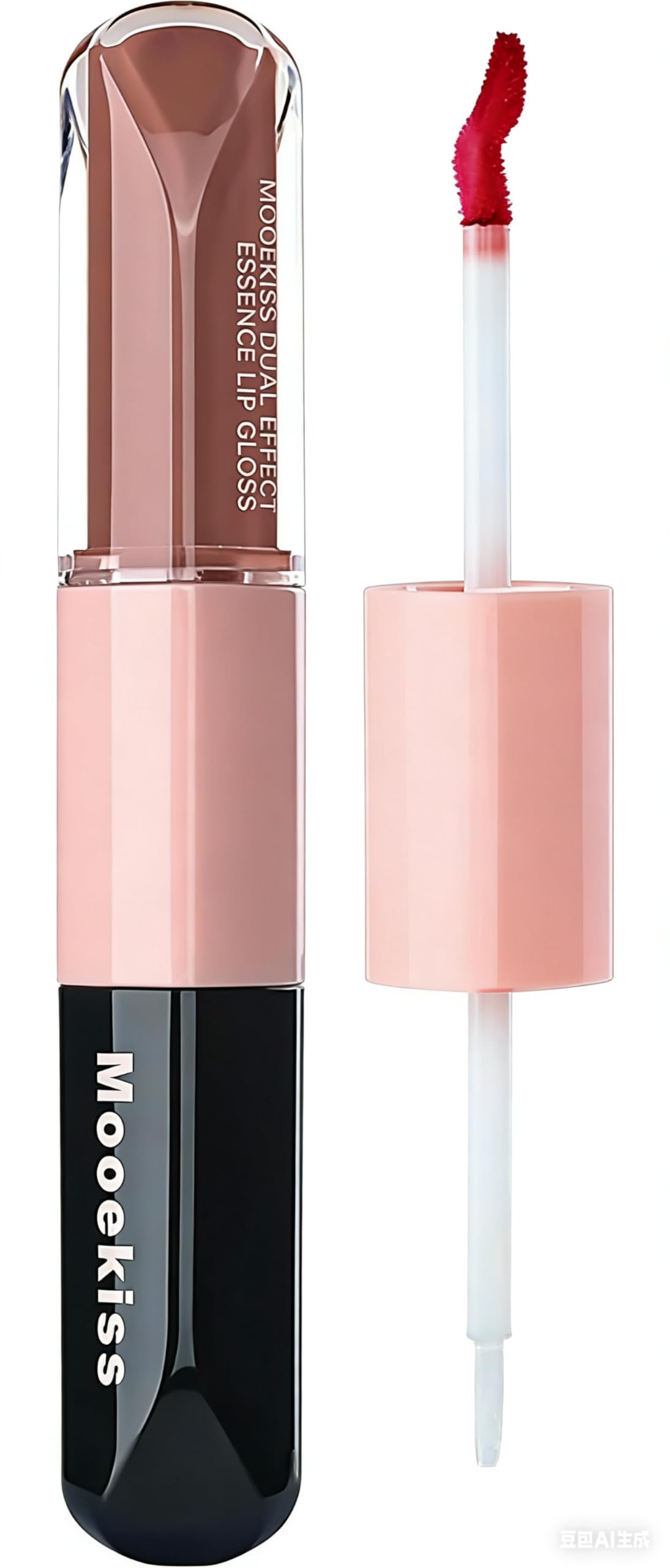 Lip Gloss, Matte Lip, 2-in-1 Lip Tint, Long-lasting, Highly Pigmented, Moisturizing Lip Balm with Essence, Double-Ended Lip Tint, TikTok Recommended
