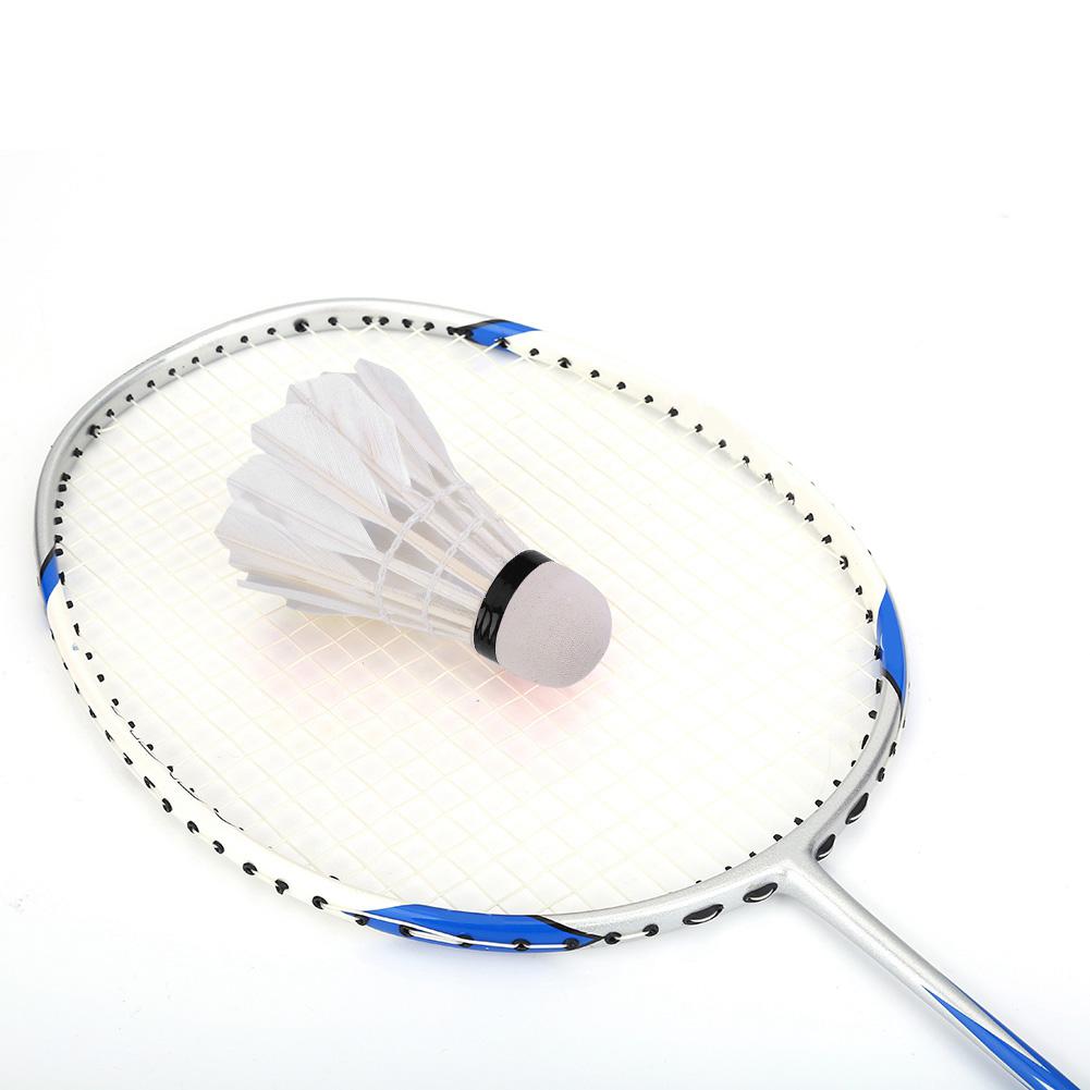 3 peças petecas de penas de ganso equipamento de treinamento para jogos de bola de badminton