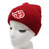Hat Anime Naruto Red Cloud Image Embroidery Warm Wool Hat Knitted Hat