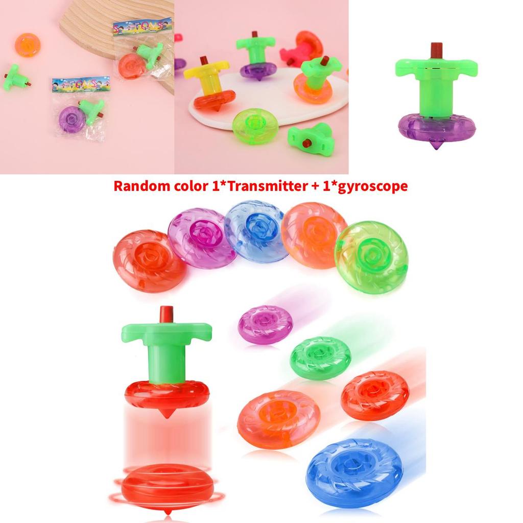 Classic Kids Transmitter Gyroscope Set Toy With Launching Mechanism For Children And Collectors