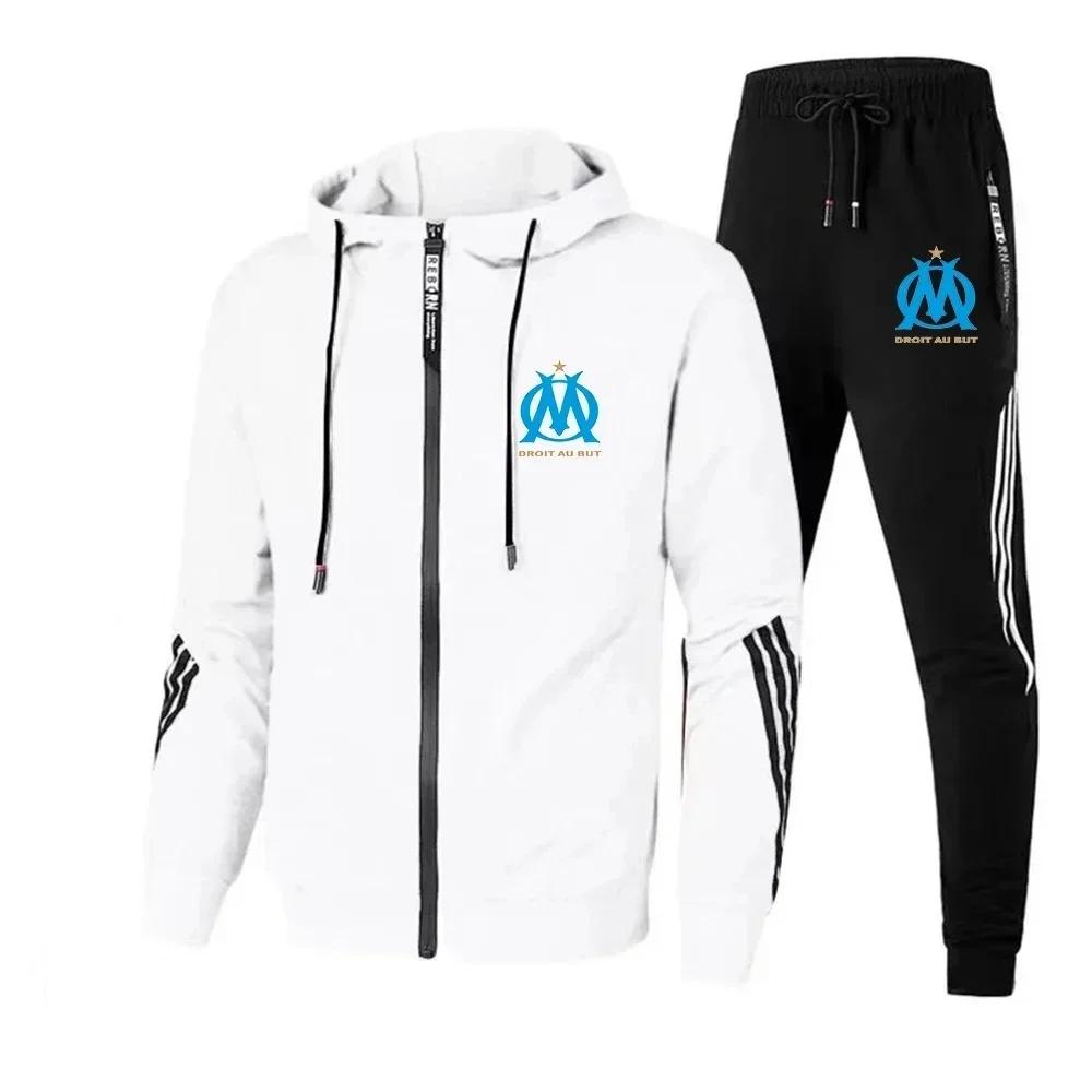 

Осенне-зимний женский комплект с капюшоном на молнии с брюками, костюм для бега и фитнеса, новый модный бальный костюм, теплый костюм, 2024 2XL