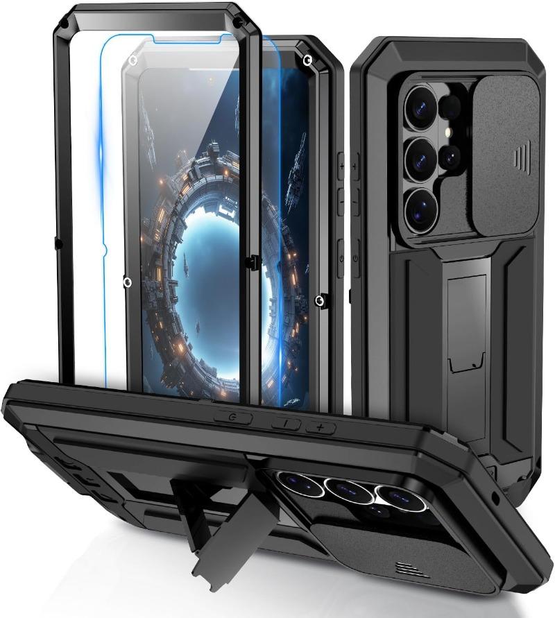 Hülle Für Samsung S26 S2 S26 S24 Ultra Plus Metall Robust 360 Vollkörper Stoßfest Rüstung Schutzhülle Capa Fundas