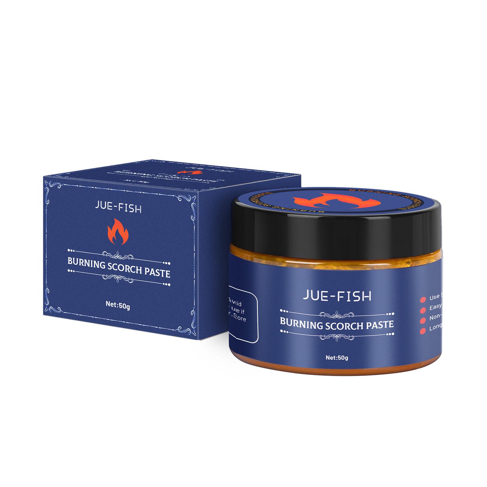 JUE FISH Pyrography Paste for Wood, Leather, Canvas & Paper - DIY Burning Aid