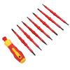 Isoliertes Schraubendreher-Set Schraubendreher Magnetische Bits Beidseitiger Typ