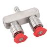 Dual Pressure Washer Nozzle Stainless Steel with 1/4 Quick Connect 2 Color Nozzle 2 in 1 Pressure Wa