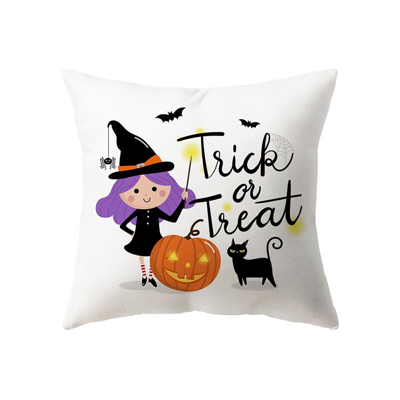 Pumpkin Collection Halloween Theme Pillow Cover Sofa Cushion Cover Holiday Gift Party Decoration Home Decor