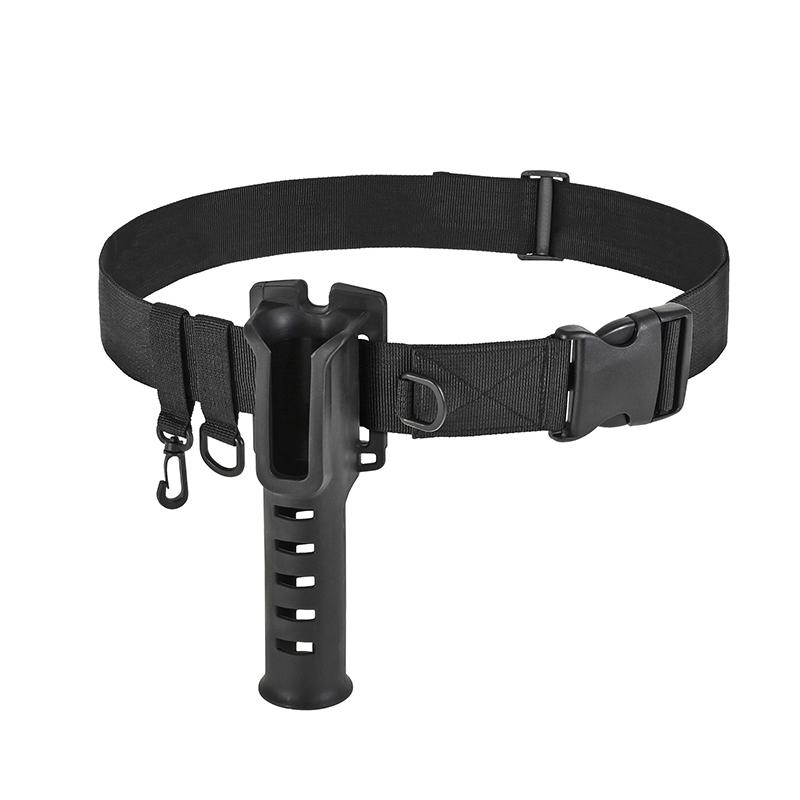 Portable Belt Rod Holder Fishing Gear Tackles Accessories Adjustable Waist Fishing Rod Holder Fishing Rod Pole Inserter