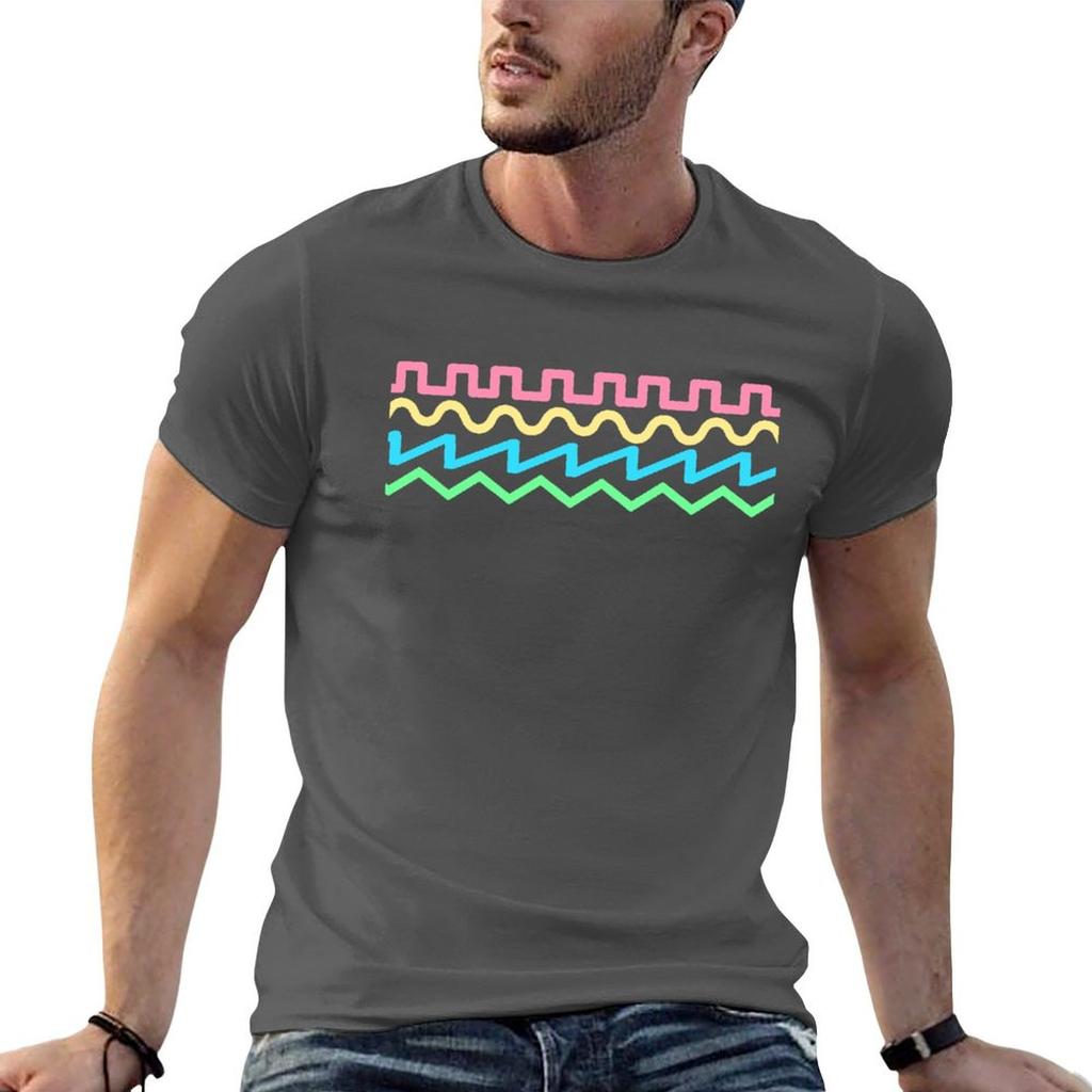 Synthesizer Waveform Tshirt T Shirts For Unisex Graphic Vintage T Shirt For Unisex 100 Percent Cotton T Shirt Unisex Designer Tshirt