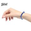 Adjustable Wristband Unisex Hand Rope Handmade Braided Solid Color Thick
