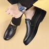 Fashion Lace-Up Fashion Men Loafers Outdoor Male Classic Boat Shoes Leather Hot Sale New Men's Walking Shoes Men Wedding Dress Shoes
