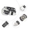 Rhinestones Buckle Belt for All Age BlingBling Sequined Belt Cool Western Paints Belt Street Dance Waiststrap for Jeans