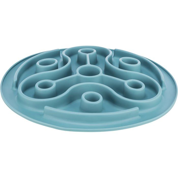 Set de Table Slow Feeding - TRIXIE - TPE - 28 cm - Bleu - Antidérapant