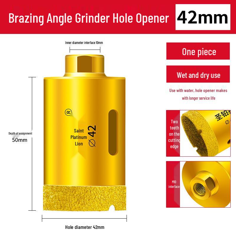 Universal Angle Grinder Drill Bit for Ceramic, Vitrified Tiles, Marble, and Glass
