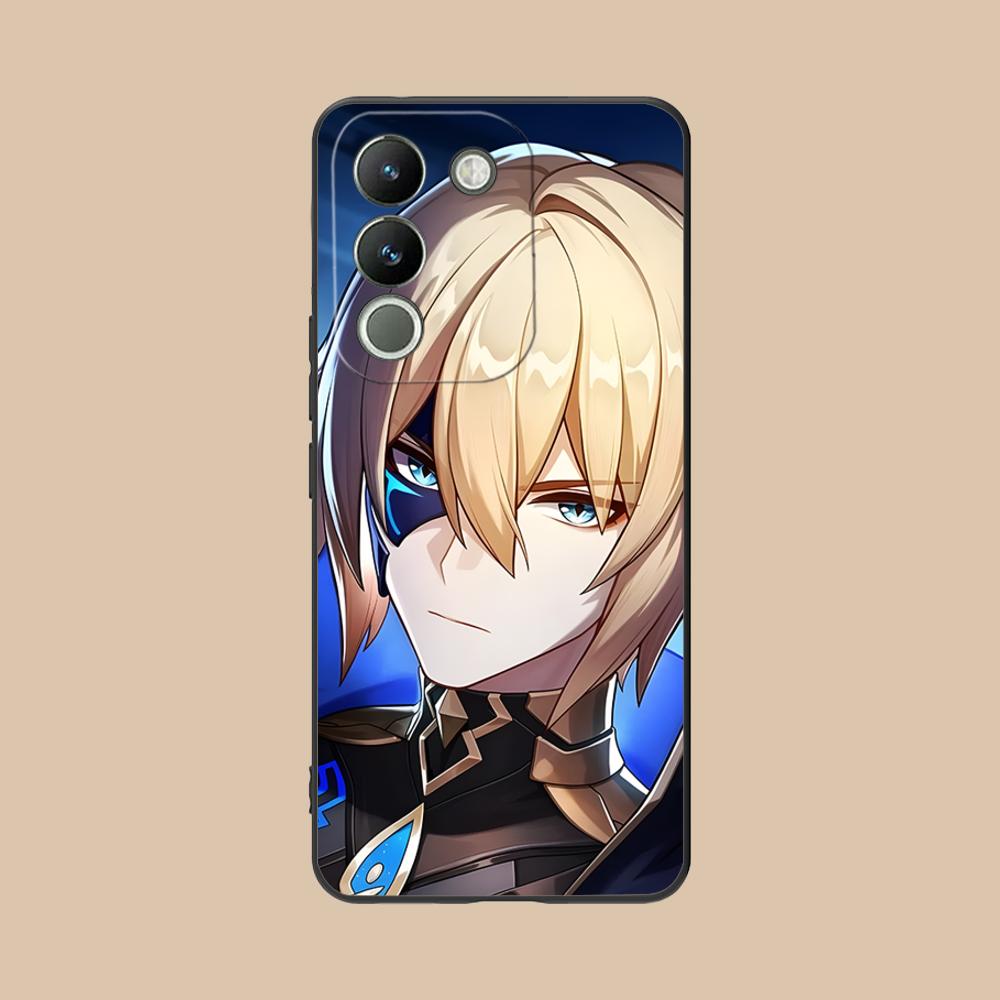 Game GI Dainsleif Phone Case for VIVO V60 V50 V40 V30 V29 V27 V25 V23 Pro Lite 5G Soft TPU Shockproof Cover