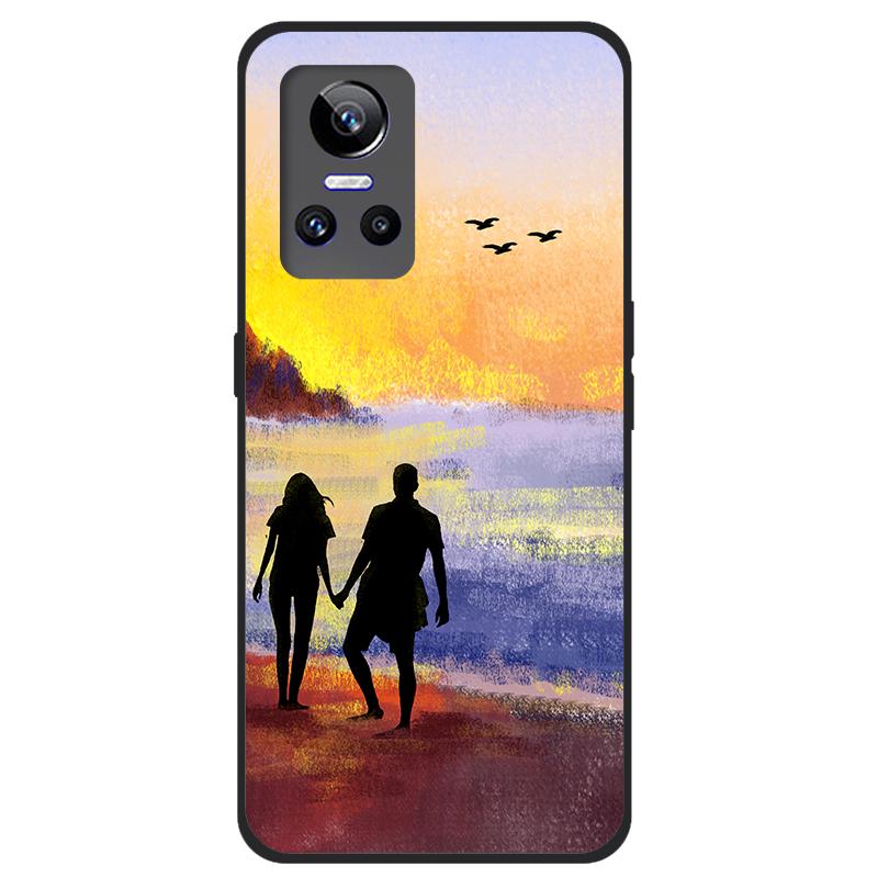 For Realme GT Neo 2 5G Case TPU Silicone Soft Cartoon Clear Case for Realme GT Neo 2 3 Neo3 Phone Cover Neo2T Transparent Coque