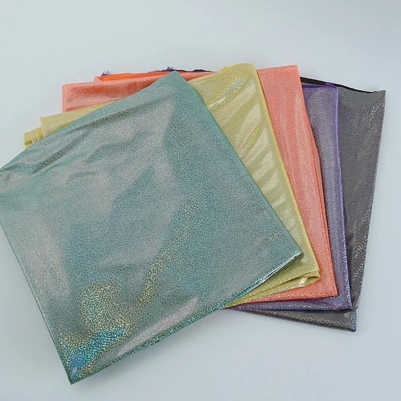 100x150cm Polyester Glitter Laser Fabric Iridescent Holographic Wedding Party Background Doll Clothing Decor Material DIY
