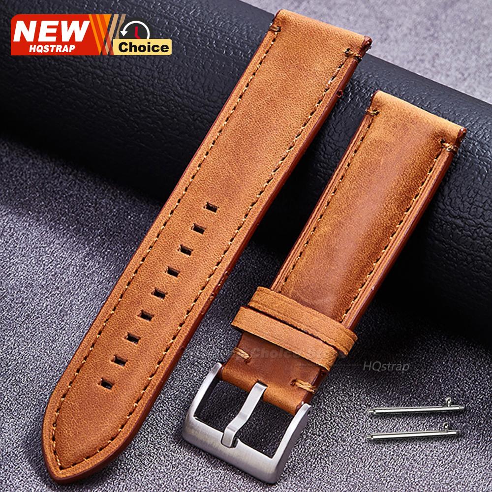 20mm 22mm 24mm Fashion Watch Band for Omega Strap for Seiko Smartwatch Leather Straps for Samsung Galaxy4/5/6/7 40mm44mm Classic