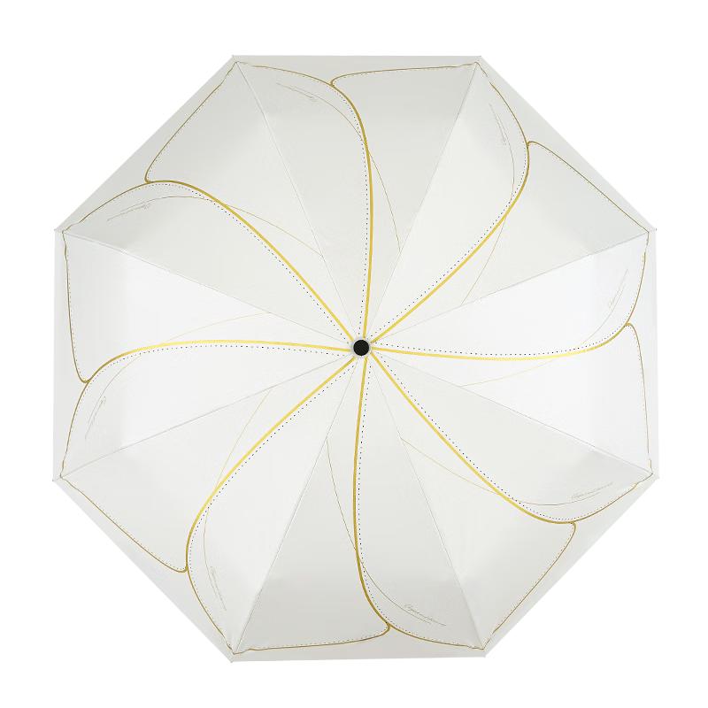 Compact Portable Three-Fold Umbrella