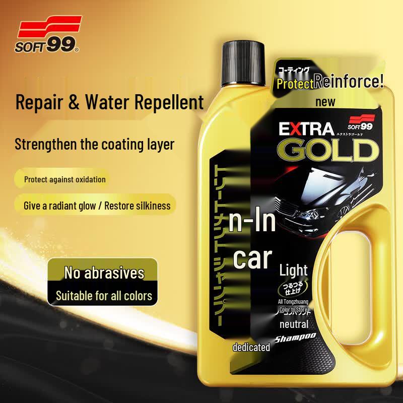 SOFT99 Concentrated Car Wash Wax Liquid, 750ml