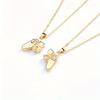 2Pcs Combinable Magnetic Gamepad Pendant Necklace, Colorful Geometric Design, Stylish Couple Daily Fashion Jewelry