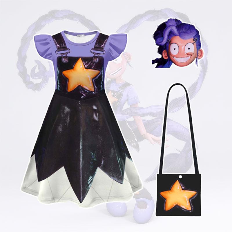 Horror Game Play Time Lily Cosplay Costume Girls Dress Up Bobi 5 Puppet Lily Children's Clothes Halloween Ca… More