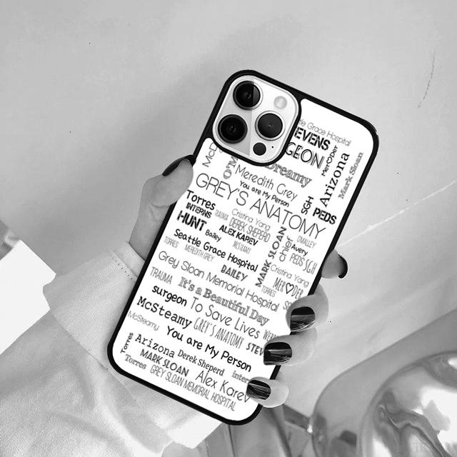 GREY'S ANATOMY QUOTES Phone Case Cover For iPhone 17 Air 15 Pro MAX 16 Plus 14 12 11 13 Coque