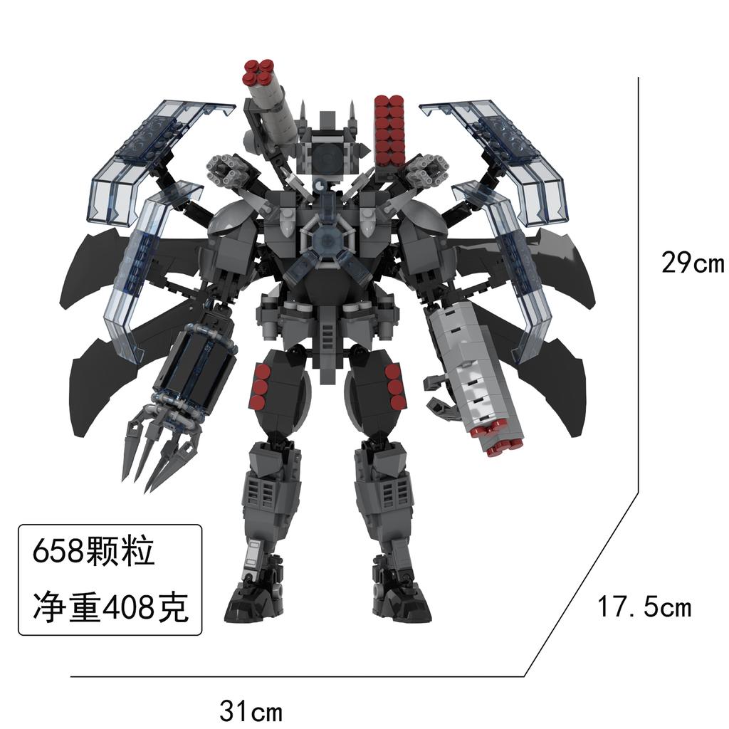 Neue Skibidi Toilette Bausteine Spielzeug TV Mann Bohrer Mann Drillman Uhr Mann Tians Speakerman Clockman Kameramann Sprecher Mann Block