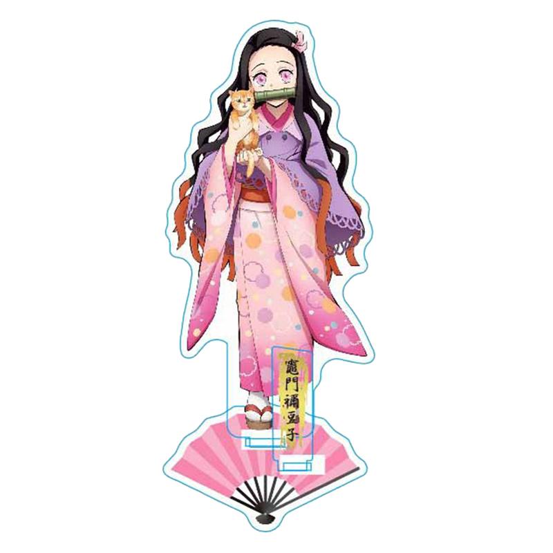 15CM stůl Model Stůl Talíř Akční Animace Dekorace Móda Anime Přemožitel démonů Kimetsu Žádné figurky Yaiba Akryl