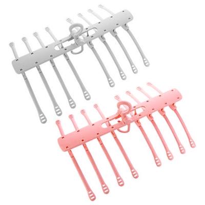 Clothes Hangers Foldable Laundry Hanger Indoor Plastic Clothes Hanger