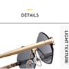 Frameless Polygonal Cycling Sunglasses UV Protection UV Resistant Cycling Glass  Outdoor
