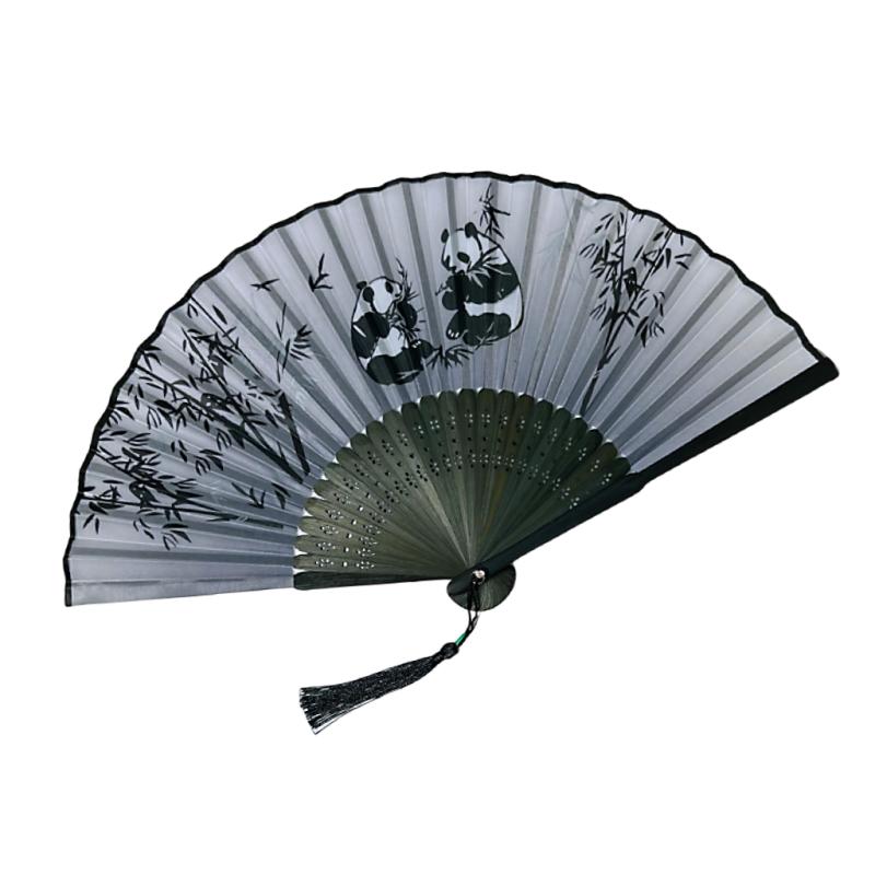 Веер Веер Складной Китайский Стиль Танцевальный Веер Летний Складной Веер Шелковый Бамбуковый Веер Портативный Складной Маленький Бамбуковый Веер