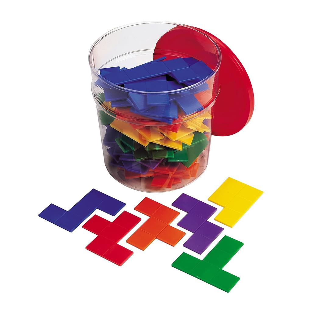 Learning Resources Rainbow(TM) Premier Pentominoes, Wisdom Board, Rainbow Pentominoes, LER 0286-6