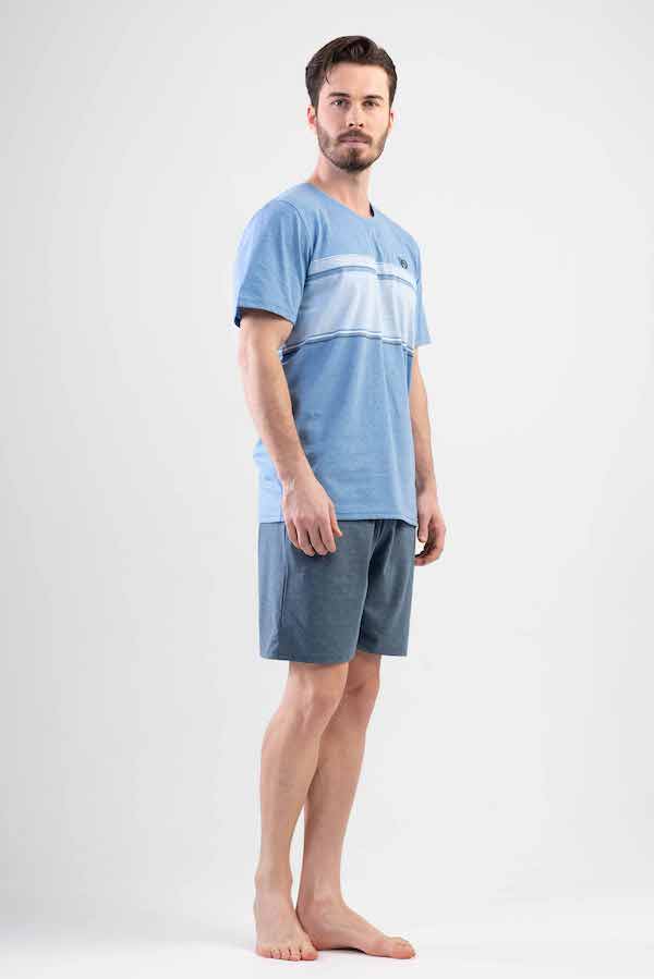 Piżama Męska Bawełniana Krótki Vienetta 1Xl + Size