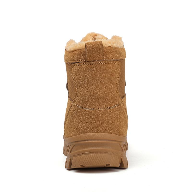 High-quality Men's Snow Boots Warm Plush Winter Boots Shoes Outdoor Snow Boots Non-slip Platform Shoes