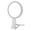 LED Makeup Mirror Dimmable Lights 1X/10X Magnifying Portable Travel Vanity Mirror White C Shape Hand