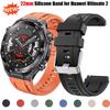 Universelles 22mm Sport-Silikonarmband für Huawei Watch Ultimate 2 Uhrenarmband für Huawei Watch 5 4/GT 5Pro GT6 Pro 46mm/Ultimate